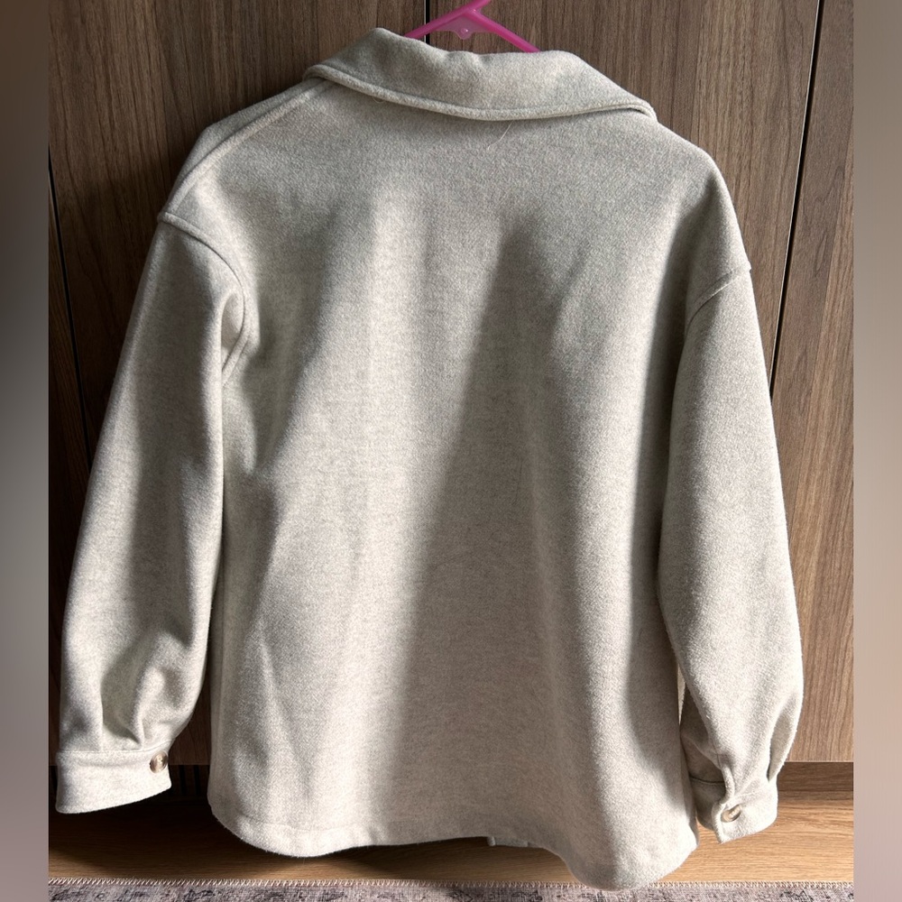 Cream Shacket - Picture 2 of 3